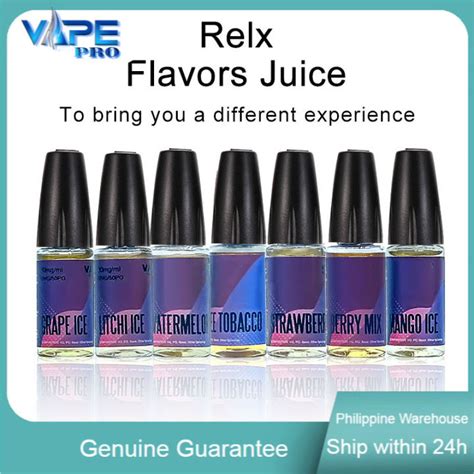 Relx Yooz Vape Flavor Salt Nic Vapepax Juice Ml Mg Refill In Any