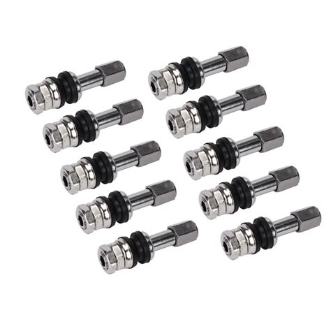 10 PC TR43E Flush Mount Metal Chrome Tire Valve Stems High Pressure