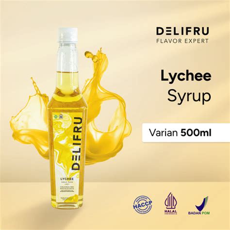 Promo Delifru Syrup Lychee Sirup Leci Ml Jakarta Barat