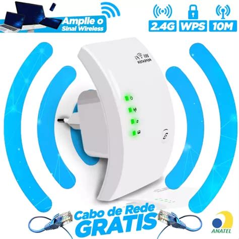 Repetidor Wifi Sinal Wireless Amplificador Extensor Potente MercadoLivre