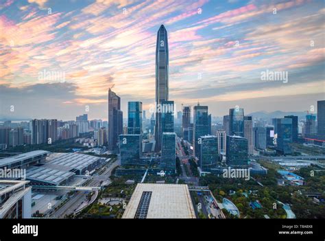 shenzhen city skyline Stock Photo - Alamy