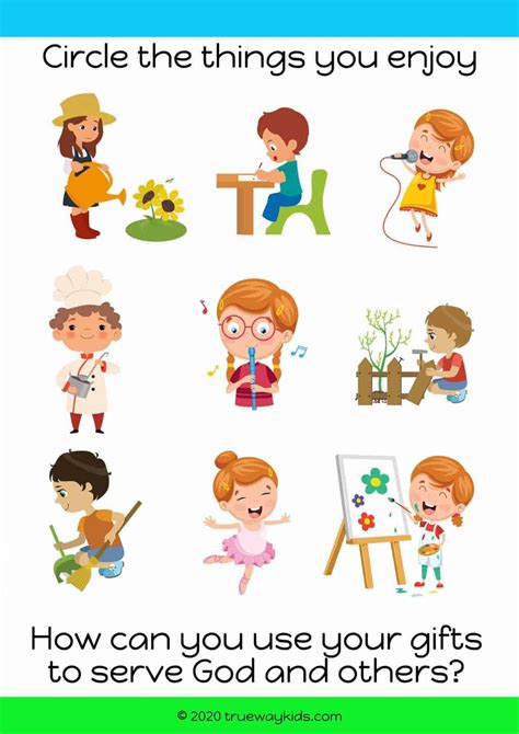 Parable Of The Talents Worksheets For Kids