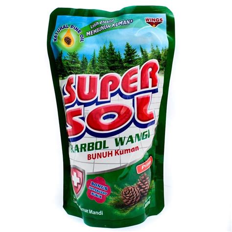 Jual Super Sol Karbol Wangi Lemon Refil 800ml Indonesia Shopee Indonesia