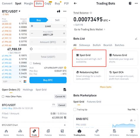 How To Use Spot Grid Trading Auto Parameters Binance Grid Trading