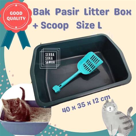 Jual Bak Pasir Litter Box Kucing Size L Scoop TOSCA Di Seller Serba