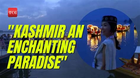 Watch G Summit Delegates Enjoy Illuminated Shikara Ride In Dal Lake