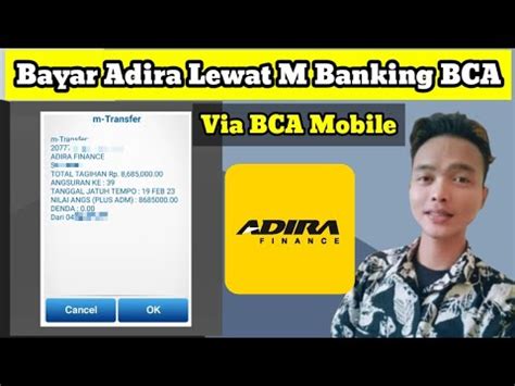 Cara Bayar Adira Lewat M Banking Bca Bayar Adira Finance Bca Mobile