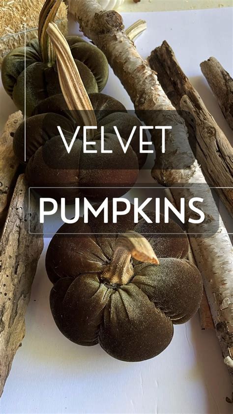 How To Make Velvet Pumpkins Artofit