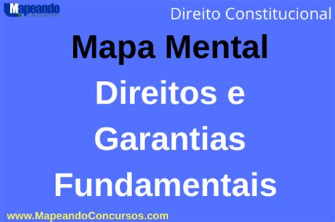 Mapa Mental Direitos E Garantias Fundamentais