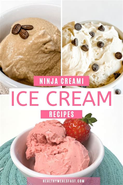 Healthy Ninja CREAMi Ice Cream Recipes