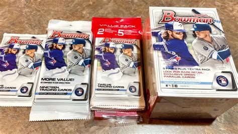 Retail Review 2020 Bowman Baseball Cards From Target Youtube