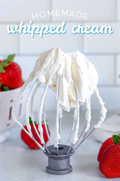 Homemade Whipped Cream How To Make Whipped Cream Mom On Timeout Homemade Whipped Cream