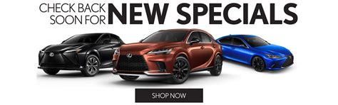 New Vehicle Specials - Chatham Parkway Lexus