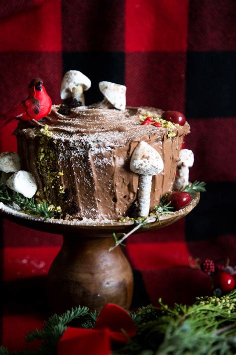 Yule Log Layer Cake With Sour Cream Frosting Hither And Thither