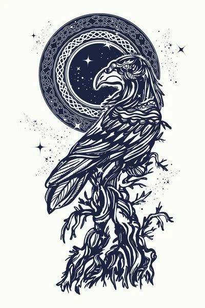 Celtic Raven Symbol