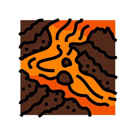 lava flow color icon vector illustration 21705725 Vector Art at Vecteezy