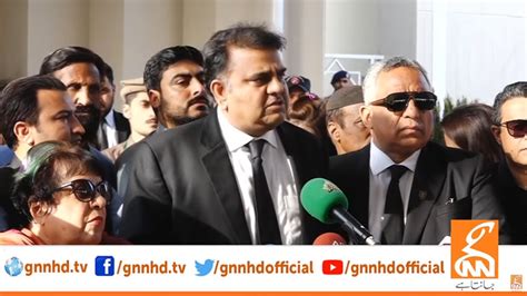 Live Pti Leader Fawad Chaudhry Important Media Talk Gnn Youtube