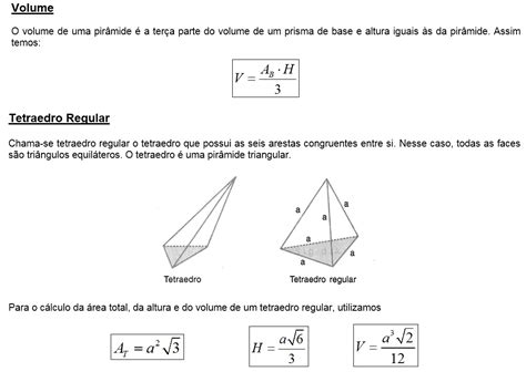 Pir Mides E Tronco De Pir Mide Estude Para A Matem Tica Do Enem