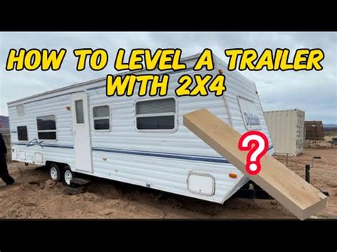 How To Level An RV On Uneven Ground YouTube