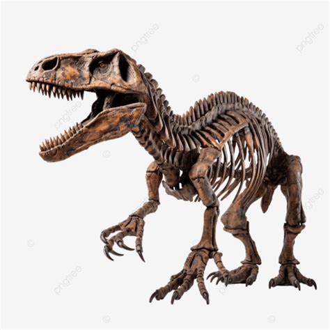 Carnotaurus Skeleton With Selectable Focus And A Close Up Carnotaurus Skeleton Dinosaur Png