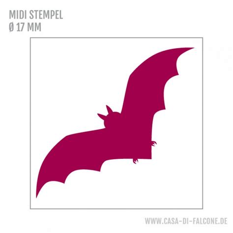 Midi Motivstempel Fledermaus Casa Di Falcone