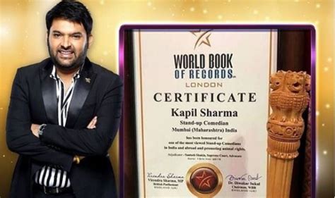 Kapil Sharma Gets Honoured By World Book Of Records London