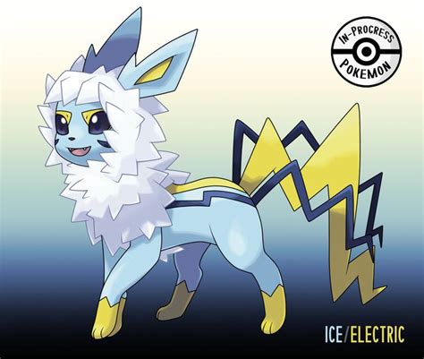 an ice electric pokemon character is depicted in this cartoon