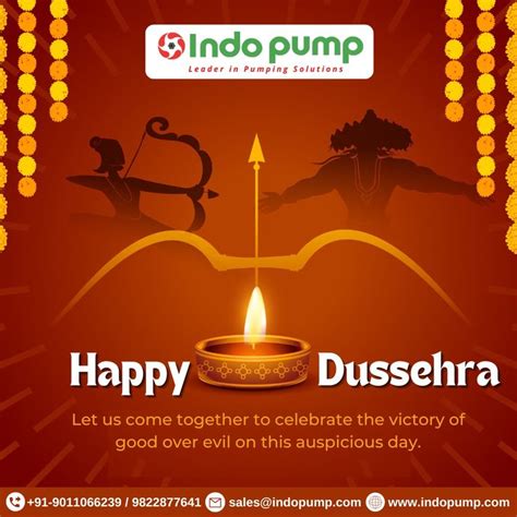 Happy Dussehera Wishes For Diwaling The Victory Of Good Over Evil On