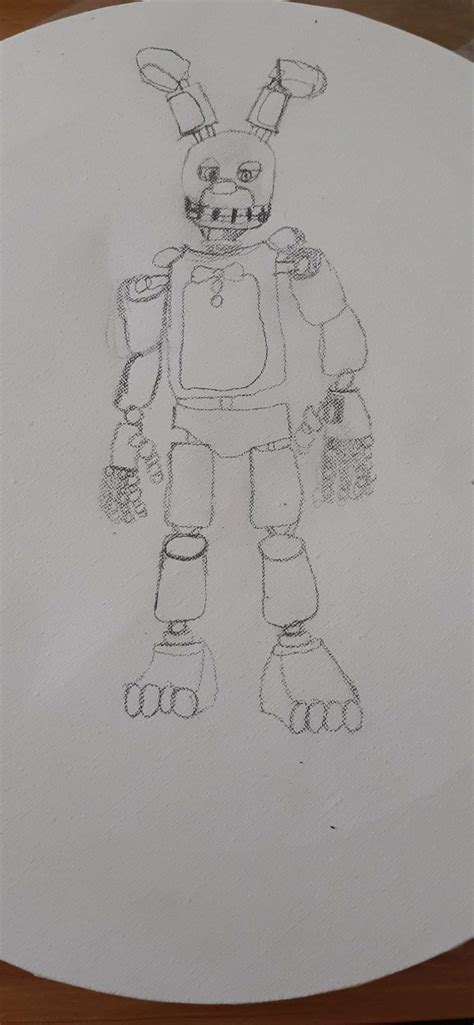 Un dibujo de springbonnie FNaF Amino Español Amino