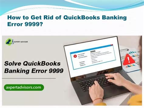 PPT How To Get Rid Of QuickBooks Banking Error 9999 PowerPoint