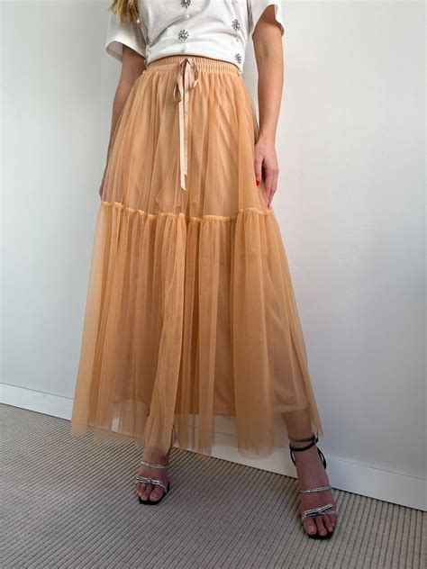 Saia MIDI TULE NUDE MINDY