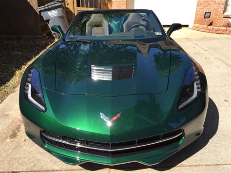 Lime Rock Green Corvette