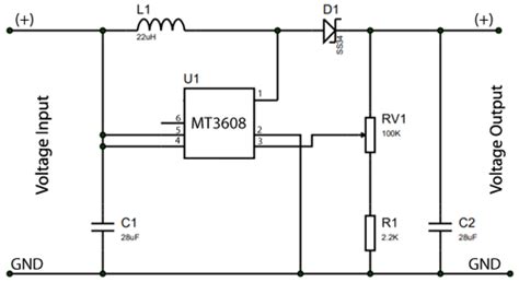 Mt A Dc Dc Step Up Boost Power Module Pinout Features Datasheet