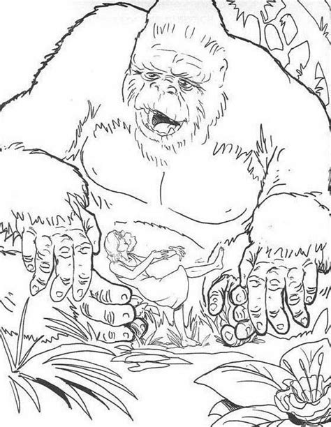 King Kong Da Colorare Disegni Da Colorare