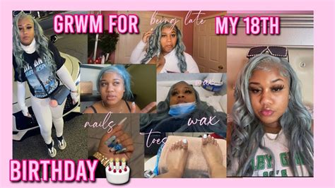 Grwm For My 18th Birthday Vlog 🥳 🔞 How I Got Ready For The New Year 🥰 Youtube