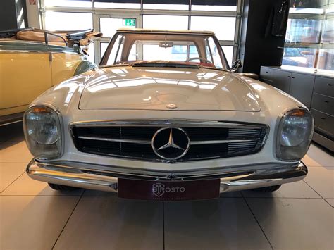 1965 MERCEDES BENZ 230 SL PAGODE W113 Weiss TOP RESTAURIERUNG Biposto