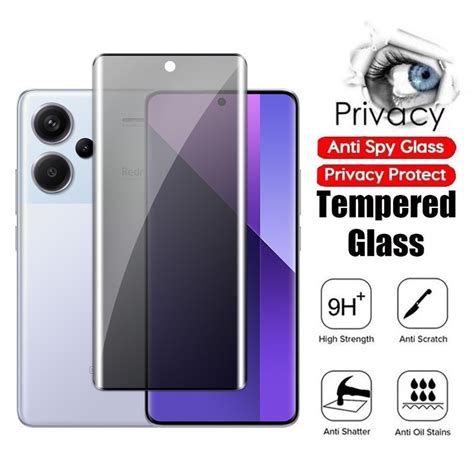 Curved Private Tempered Glass For Redmi Note 13 Pro Plus Note13 Pro 5G