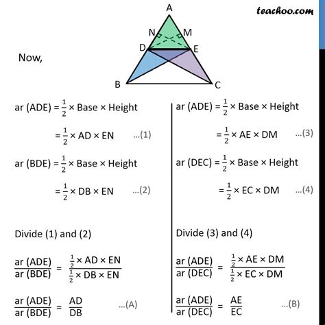 Theorem 6 1 Basic Proportionality Theorem BPT Chapter 6 Class 10