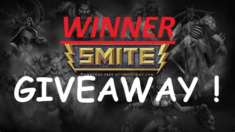 Smite God Pack And Gems Giveaway Winner Youtube