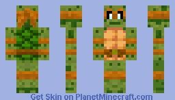 tmnt - michelangelo Minecraft Skin