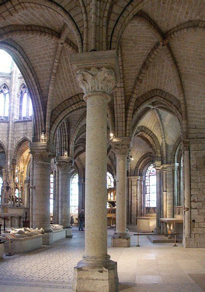 Greater Paris Basilica Of Saint Denis Choir Interior Place De La