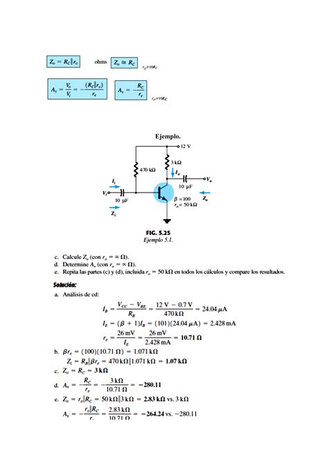 AnÁlisis De Transistores Bjt En PequeÑa SeÑal Pdf Descarga Gratuita