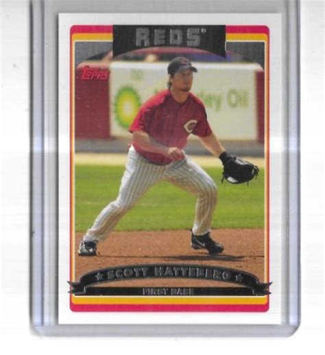 2006 Topps 533 Scott Hatteberg Cincinnati Reds Ebay