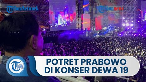 Potret Keseruan Prabowo Saat Hadiri Konser Dewa 19 Momen Langka Lantas