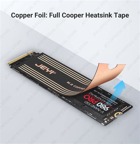 Jeyi Graphene 2280 2242 2230 M 2 Ssd Heatsink Dual Layer Graphene Heat Sink And Copper Foil