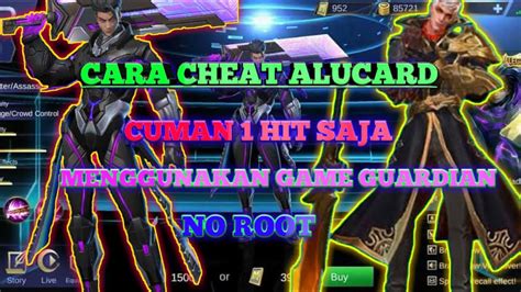 Cara Cheat Alucard Cuman Hit Menggunakan Game Guardian No Root Youtube