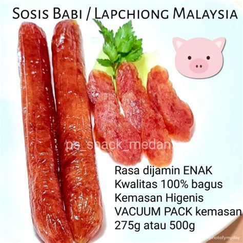 Jual Sosis Babi Lapchiong Home Industry Malaysia Non Halal 500gram