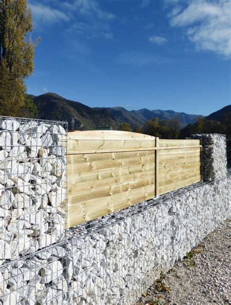 Mur De Cl Ture Gabion Fimurex Gabions