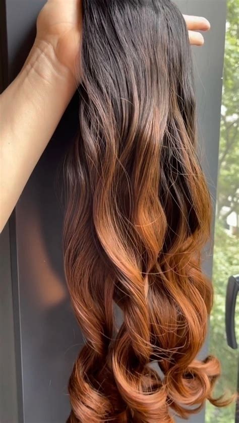 Mega Hair Castanho Pontas Ruivas Use Mi Beauty