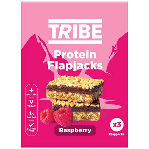 Tribe Protein Flapjack Raspberry Ocado